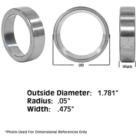 Aftermarket D5NN1217A Bearing Cup Fits Ford 2000 2100 2120 2150 2310 2600 2610 2810 LM11910